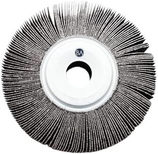 Benchmark Abrasives Aluminum Oxide 6 Inch Center Hole Flap Wheel - Bench Grinder Wheel 1-1/2" Length 1" Arbor Sander for Deburring, Sanding, Grinding, Rust Paint Removal Polishing Wheel - 120 Grit