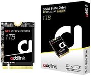 addlink S91 1TB M.2 2230 NVMe High Performance PCIe Gen4 3D NAND SSD for Handheld Gaming Device - Up to 4900 MB/s, Great for Steam Deck, ROG Ally, Laptop, Internal Solid State Drive (aUK1TBS91M2P)