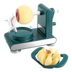 Gitohoni Apple Peeler Slicer Corer, Multi Fruit Peeler with Fruit Divider Set, Upgrade Hand Peeler Machine with Two Blades for Apple