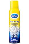 Scholl Fresh Step Antiperspirant Spray, 96g - Anti Odour Shoe Spray, Up To 24 Hour Freshness, Tri-Active Formula, Pack of 1