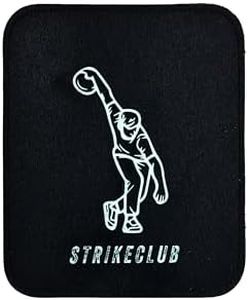 Strikeclub Bowling Ball Shammy Towel | Premium Genuine Buffalo Leather Bowling Towel | Extra Thick Layer Shammy to Wipe Off Oil & Dirt | Superior Absorbency & Durability | Bowling Accessories