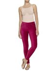 HUE Women's Corduroy Leggings, Beet Red, M