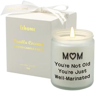 Birthday Gifts for Mom - Best Mom Gifts from Daughter Son, Funny Birthday & Mothers Day & Thanksgiving & Christmas Gifts, Vanilla Coconut Candles(7oz)