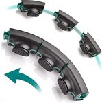 Teal Elite 3 Extra Links Weighted Hula Hoop, Extension Knots for Fitness Hoop - Plus Size Accessories for Adults Weight Loss