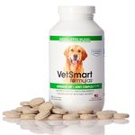 VetSmart Advanced Hip and Joint Complex with MSM - Provides Relief of Dog Joint Pain - 100% Natural Pain Relief (1 Bottle - 120 ct)