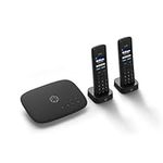 OOMA Telo Free Home Phone Service and Two HD3 Handsets. Works with Amazon Echo and Smart Devices (811008023409)