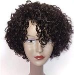 Morichy Short Curly Human Hair Wig