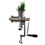 Hurricane Stainless Steel Manual Wheatgrass Juicer- Hand Crank Juice Extractor for Wheat Grass & Barley Grass Juicing