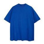 Mr.Color Mens Oversized T-Shirts Cotton Lightweight Causal Tees Loose Fit Solid Tshirt Short Sleeves Baggy Shirts Small Size