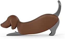 Fred 5218456 Winer Dog Dachshund Dog Shaped Corkscrew, Brown