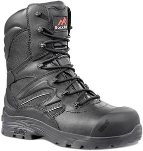 Rock Fall Men's Rf4500 Safety Boot, Black, 9 UK