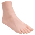 Lifelike Manikin Feet PVC Foot Lifesize Female Mannequin Foot Model for Painting Teaching Arts Drawing Sketching Jewelry Display -Right Foot,22.5cm