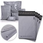 Sabco - 100 Mailing Bags – 9x12" Self Adhesive, Waterproof and Tear-Proof Postal Bags – Medium Sized Grey Plastic Mailing Mail Post Postage Plastic Bags (9 x 12", 100)