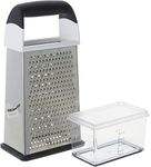 Good Cook Touch Stainless Steel Box Grater with Catcher