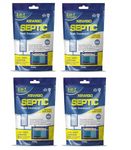XEWIQO Septic Tank Cleaning Powder 10X Powerful | 5-In-1 Formula |Powerful Septic Tank Bacteria Reduces sludge build-up| Degrades Food & Human Waste| Septic Tank Treatment Powder 250Gm (PACK OF 4)