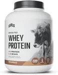 Levels Grass Fed 100% Whey Protein, No Hormones, Pure Chocolate, 5LB