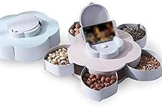 Pavan Ecommerce Dry Fruit Storage Box with Smart Candy Box Serving Rotating Tray Spice Storage, Dry Fruit, Chocolate, Snacks & Masala Storage Box for Home Kitchen (Multi-Color) Candy Box1