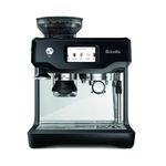 Breville the Barista Touch Espresso Machine with Grinder & Auto Milk Frother, Espresso Maker with Touchscreen & Seconds Heat Up, Cappuccino & Latte Machine for Home, BES880BTR, Black Truffle