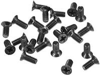 uxcell M2.5 x 6mm Phillips Screw Fasteners Black for Laptop PC TV Fan Switch 350pcs