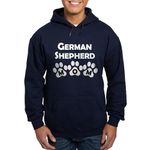 CafePress German Shepherd Mom Hoodie Men's Dark Hooded Sweatshirt Hoodie Navy