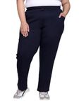 CUPID Women's Regular Fit Cotton Track Pants,Comfortable Lower,Trouser,Joggers,Night n Daily Use Gym Wear Lounge Pant for Ladies,Imperial Blue,X Large