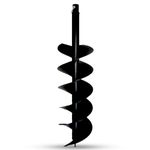 Balwaan Krishi 6-Inch Double Spiral Earth Auger Drill Planter | 15 cm Post Hole Digger for Quick Planting & Soil Drilling