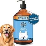 Wee Doogie 100% Pure Salmon Oil for Dogs UK | Fish Oil for Cats, Horses & Pets (1L) | 100% Pure Natural Food Grade Supplement | Omega 3, 6, 9 For Skin, Coat, Itchy Dogs, Joint, Heart, Brain Health