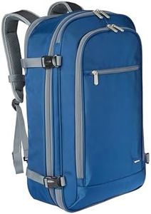 Amazon Basics - Zaino da viaggio/bagaglio a mano, Taglia unica, Blu navy - 50L