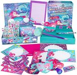 GirlZone Mermaid Stationary Gift Set for Girls, 45 Piece Letter Writing Kit with Envelopes, Paper, Cards and More, Great Mermaid Gifts for Girls 9-12, Ideal Christmas Gift & Thanksgiving Gift