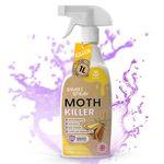 Pestmatic Moth Killer Spray 1 Litre, Moth Repellent Spray for Carpets, Wardrobes, Kitchen & Pantry, Effective Treatment that Kills Moths Larvae & Eggs on Contact, Long Lasting 12 Weeks Protection