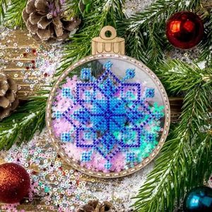 Wonderland Crafts Set for Embroidery with Beads on a Plastic Base FLPL-063