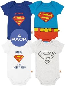 DC Comics Superman Body Bebe Manga Corta Regalos Para Bebes Recien Nacido Pack De 4 62-68