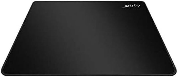 Xtrfy GP2, grand tapis de souris en tissu, (460 x 400 x 4 mm), Précision à chaque mouvement de souris, rebords cousus base antidérapante, lavable en machine, Noir