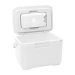 Small Hard Cooler | Outdoor Cooler Insulated Container with Ice Retention,6L Hard Shell Refrigeration Box for Beach, Tailgating, Groceries, Picnic, Boating