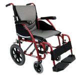 Karman Healthcare S-115-TP Ergonomic Ultra Lightweight Manual Wheelchair, Pearl Silver, 20-Inch Seat Width