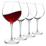 Luigi Bormioli Crescendo 22-1/4-Ounce Bourgogne Wine Glasses, Set of 4