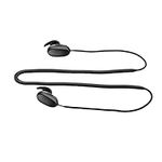 kwmobile Strap Compatible with Bose QuietComfort Earbuds - Silicone Cord Holder for Wireless Earphones - Black