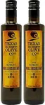 Texas Hill Country Olive Co Miller's Blend Extra Virgin Olive Oil - Cold Pressed EVOO Gourmet Olive Oil - Rich & Robust - Perfect for Dressing & Dipping - Award Winning & Made in Texas (16.9 oz, 2 Pack)