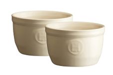 Emile Henry Ramekin Dish No9 Set of 2 Clay, 3.7x2 in/ 5oz, Argile (EH024009)