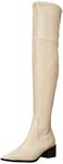 Marc Fisher LTD Women's Noemi Over-The-Knee Boot, Cream 150, 7 UK