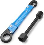 DigiGlow 5-Color Angle Stop Wrench Kit | High-Precision Adjustable Valve Tool for Bathroom/Kitchen Plumbing | All-in-One Wrench & Socket Set for Plumbers & DIYers