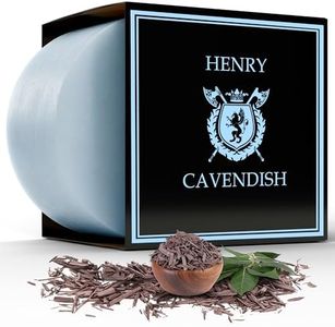 Henry Cavendish Sandalwood Shave Soap for Men & Women - Premium Quality, All Natural, moisturizing Shaving Puck made with Shea Butter & Coconut Oil for a Rich Lather and a Smooth Comfortable Shave for Ladies and Gentleman. 3.8 Oz Puck Refill