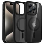 OLEPHY Magnetic Case for iPhone 15 Pro Case Compatible with MagSafe, [Translucent Matte Back,Anti-Fingerprints Anti-Scratch Never Yellowing] [Military Grade Drop Protection] Phone Cover (6.1"), Black