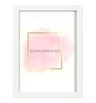 Alison Kingsgate 24x18 Inch Frame White Picture Frames In Multiple Sizes - 24x18 White Frames With Safe Perspex Front & Wall Mounting - 24x18 White Frame - White Photo Frame