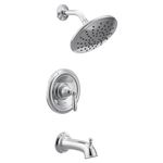 Moen T2253EP Brantford Tub Shower Faucet System with Rainshower Showerhead without Valve, Chrome