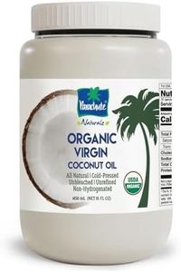 Parachute Naturalz Virgin Coconut Oil | 100% Organic Cooking Oil, Hair Oil and Body Oil | Cold Pressed | USDA Certified | 49 fl oz | Plastic Jar