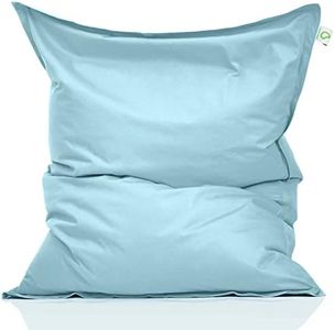 Green Bean© Pouf d'Intérieur XXL 140x180cm 380 litres Enfants & Adultes Bean Bag Remplissage de Perles EPS Pouf Géant Grand Coussin de Repos Coussin de Siège