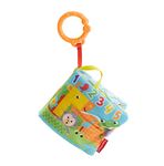 Fisher-Price Real Page-Turner Book with Activities, Textures and Sounds for Baby, FGJ40