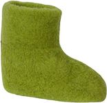 SamWo Foot Warmer Slippers Made of 100% Sheep Wool, Purple Green Size: 8.5/9 UK