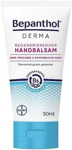 Bepanthol DERMA Regenerierender Handbalsam für die tägliche Pflege, beruhigt sofort juckende, trockene Hände, zieht schnell ein und spendet bis zu 48h Feuchtigkeit. Mit B5-Regenerations-Komplex, 50ml